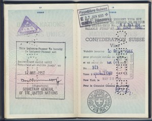 Dag Hammarskjold passport signature