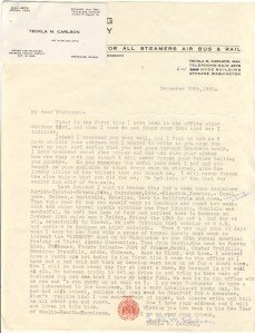 Letter From Teckla Carlson