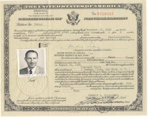 Vlado Certificate of Naturalization