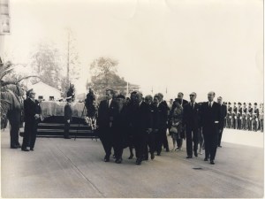 Funeral procession Geneva Sept. 1961