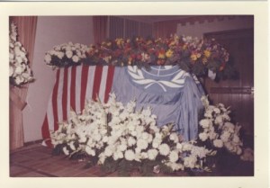 Vlado's casket Geneva Lutheran Church