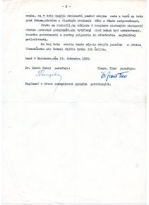 Frano Tiso-P.Fabry doc. 2-19-59 2